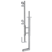 Fall protection system with crossbars | safety post type K